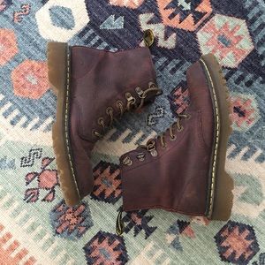 Dr. Marten’s boots | dark plum
